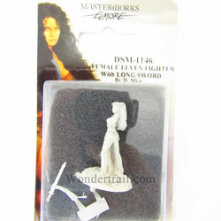 DSM1146 Female Elven Fighter with Long Sword Miniature (ONLINE ORDER ONLY)