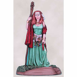 DSM1148 Female Magic User with Staff Miniature Elmore Masterwork (ONLINE ORDER ONLY)