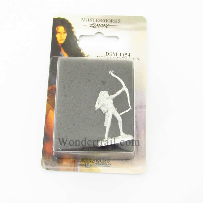 DSM1154 Female Elven Archer Miniature Elmore Masterwork Dark Sword (ONLINE ORDER ONLY)