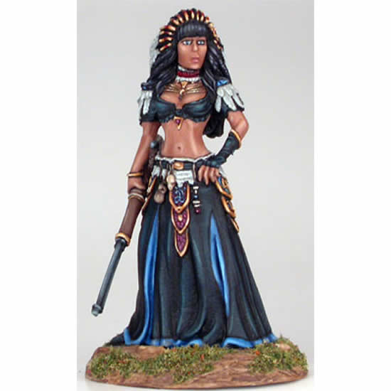 DSM1158 The Last Dragon Female Mage Miniature Elmore Masterwork (ONLINE ORDER ONLY)
