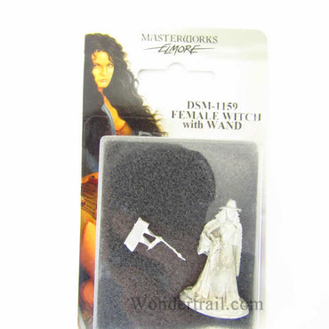 DSM1159 Female Witch with Wand and Dagger Miniature Elmore Masterwork (ONLINE ORDER ONLY)