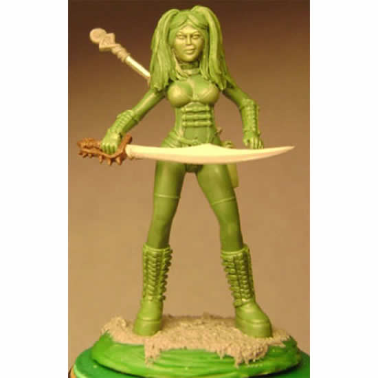 DSM1160 Goth Female Warrior with Sword Miniature Elmore Masterwork (ONLINE ORDER ONLY)