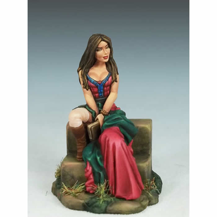 DSM1187 Female Mage On Stairs Miniature Elmore Masterworks (ONLINE ORDER ONLY)