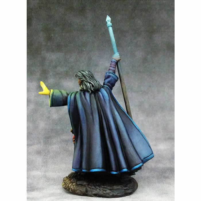 DSM1195 Male Mage With Staff Miniature Elmore Masterworks (ONLINE ORDER ONLY)