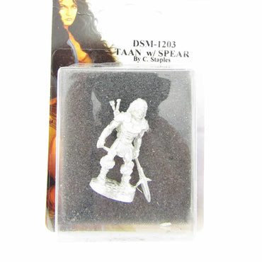 DSM1203 Taan with Spear Miniature Elmore Masterwork (ONLINE ORDER ONLY)