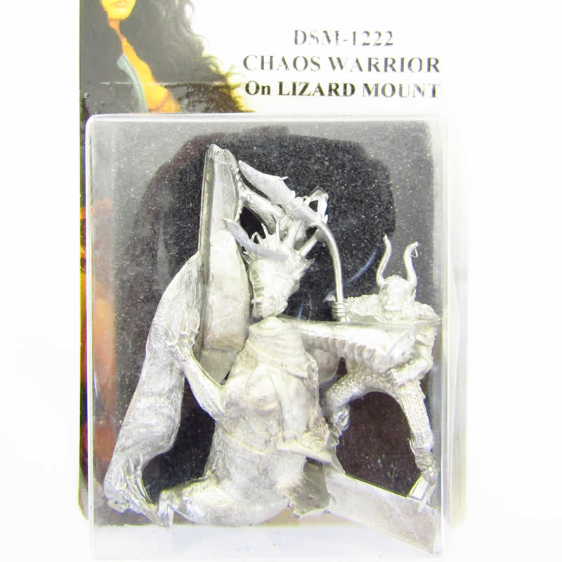 DSM1222 Chaos Warrior on Lizard Mount Miniature Elmore Masterwork (ONLINE ORDER ONLY)