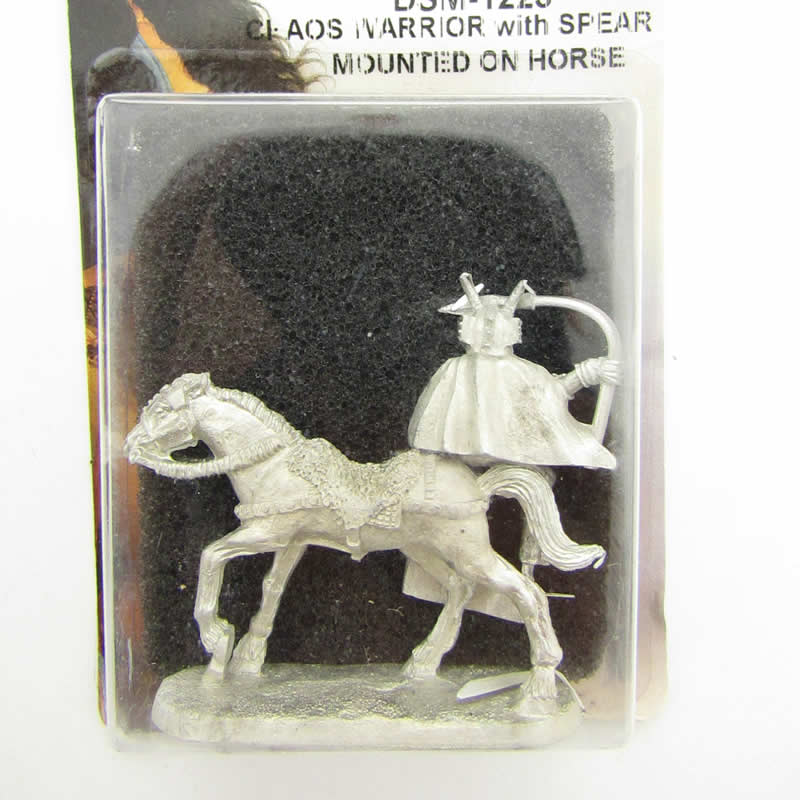 DSM1223 Chaos Warrior with Spear Mounted on Hourse Miniature (ONLINE ORDER ONLY)