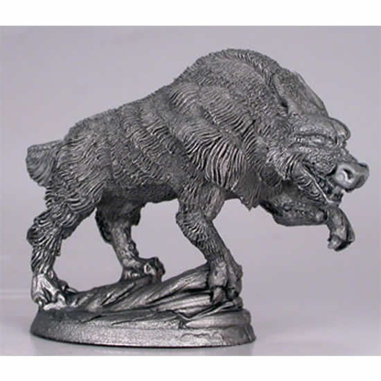 DSM1227 Boar Wolf Beast Miniature Elmore Masterwork (ONLINE ORDER ONLY)