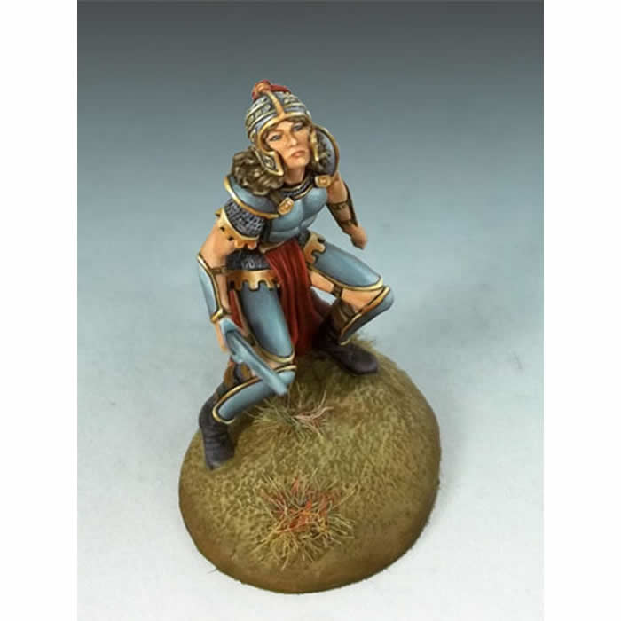 DSM1311 Crouching Female Warrior Miniature Elmore Masterwork (ONLINE ORDER ONLY)