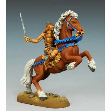 DSM1312 Mounted Male Warrior Miniature Elmore Masterwork (ONLINE ORDER ONLY)