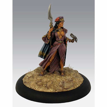 DSM2102 Desert Wing Female Warrior with Hawk Miniature (ONLINE ORDER ONLY)
