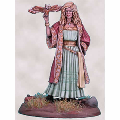DSM2116 Female Mage With Owl Miniature Parkinson Masterworks (ONLINE ORDER ONLY)