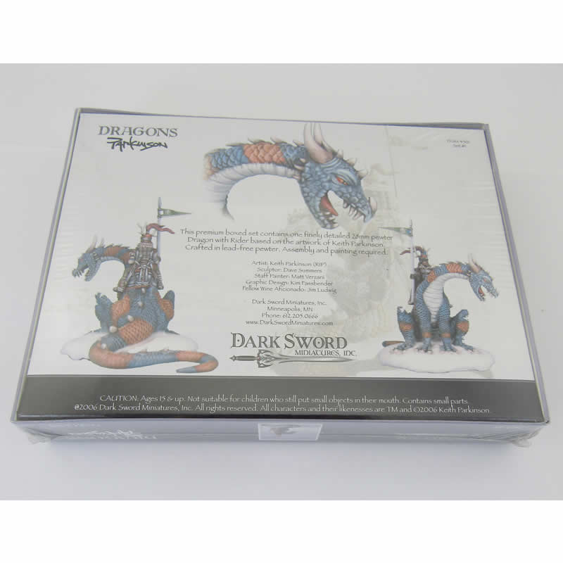 DSM2501 Northwatch Dragon and Rider Miniature Parkinson Masterworks (ONLINE ORDER ONLY)