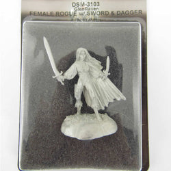 DSM3103 Female Roque with Sword Miniature Caldwell Masterworks (ONLINE ORDER ONLY)