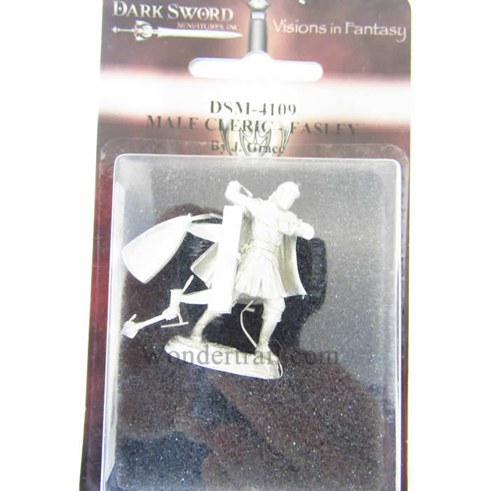 DSM4109 Male Cleric Miniature Easley Masterworks Dark Sword Miniatures (ONLINE ORDER ONLY)