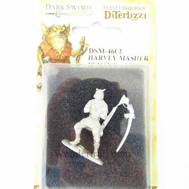 DSM4602 Harvey Masher Human Warrior Miniature Diterlizzi Masterworks (ONLINE ORDER ONLY)
