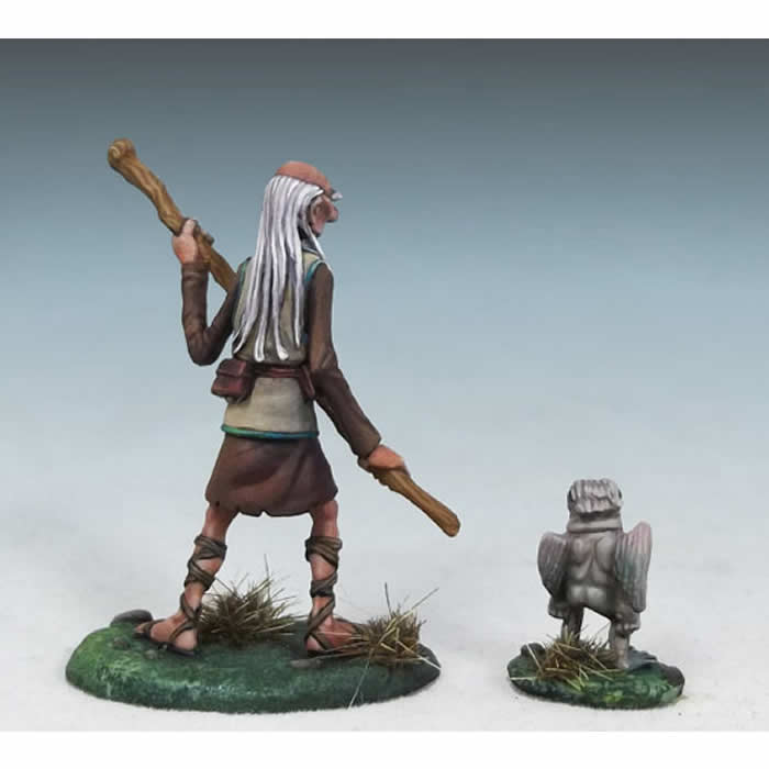 DSM4603 Arthur and Rankin Human Wizard with Familiar Miniature (ONLINE ORDER ONLY)