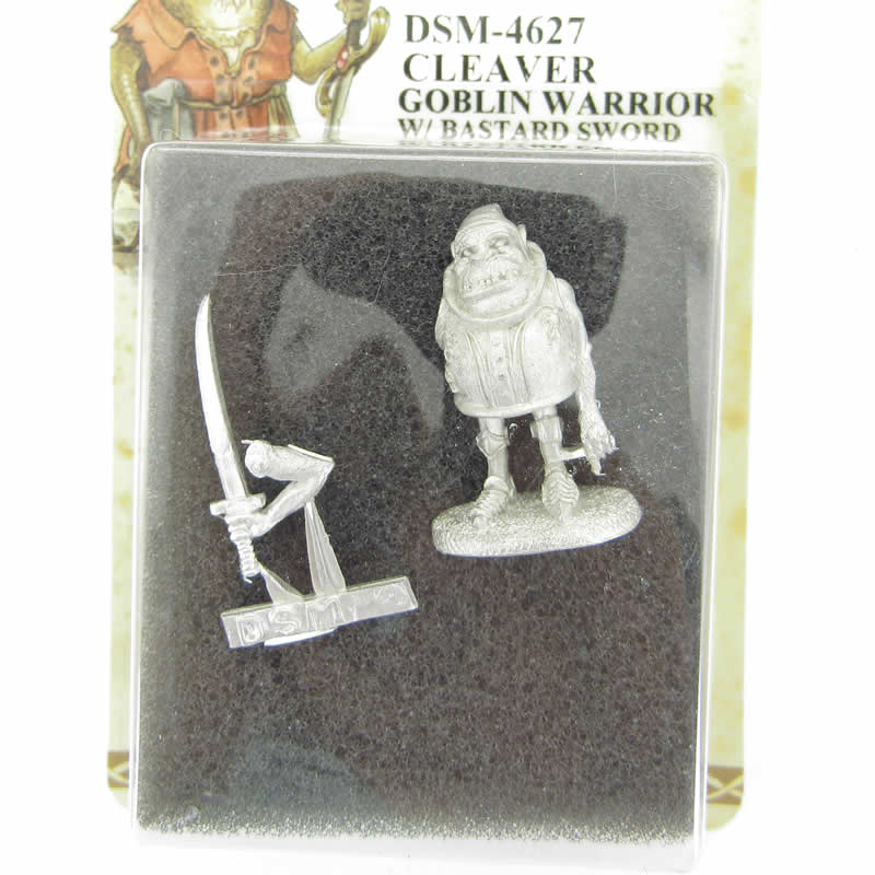 DSM4627 The Cleaver Goblin Warrior with Bastard Sword Miniature (ONLINE ORDER ONLY)