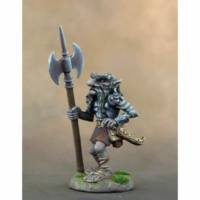 DSM4643 Dark Dwarf Warrior with Axe Miniature Diterlizzi Masterworks (ONLINE ORDER ONLY)