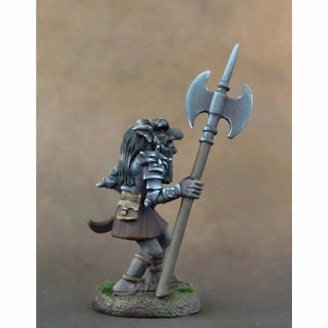 DSM4643 Dark Dwarf Warrior with Axe Miniature Diterlizzi Masterworks (ONLINE ORDER ONLY)