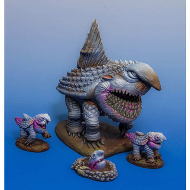 DSM4802 Adult Land Shark And Pups X3 Miniature Diterlizzi Masterworks (ONLINE ORDER ONLY)
