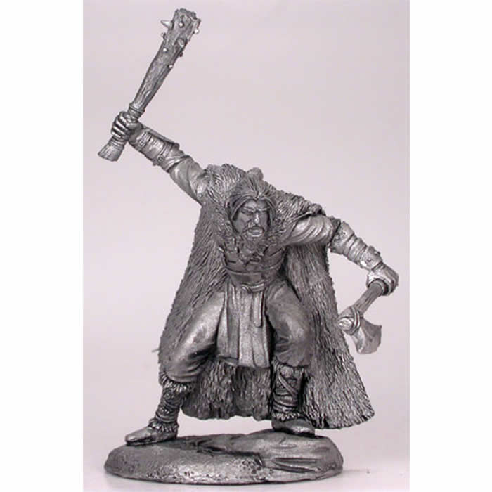 DSM5018 Wildling Warrior with Spiked Club and Axe Miniature (ONLINE ORDER ONLY)