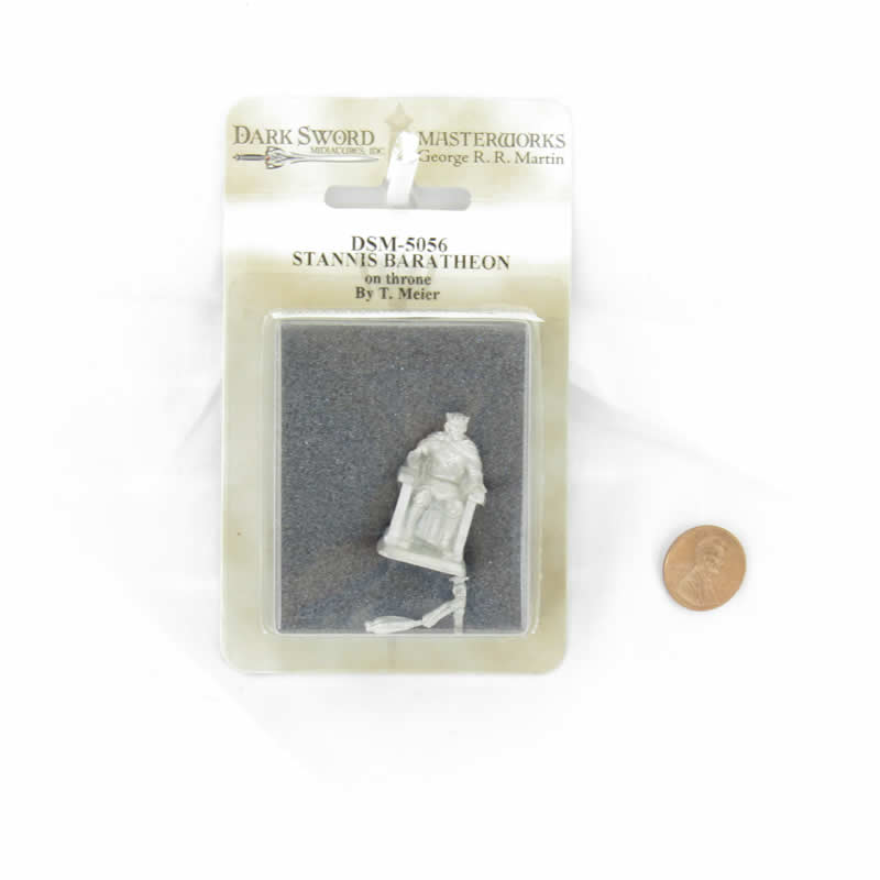 DSM5056 Stannis Baratheon on Throne Miniature George R.r. Martin Masterworks (ONLINE ORDER ONLY)