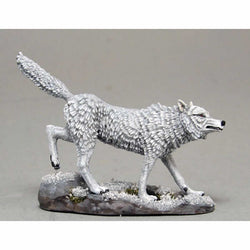 DSM5063 Ghost Direwolf Version 2 Miniature George R.R. Martin Masterworks Dark Sword Miniatures (ONLINE ORDER ONLY)