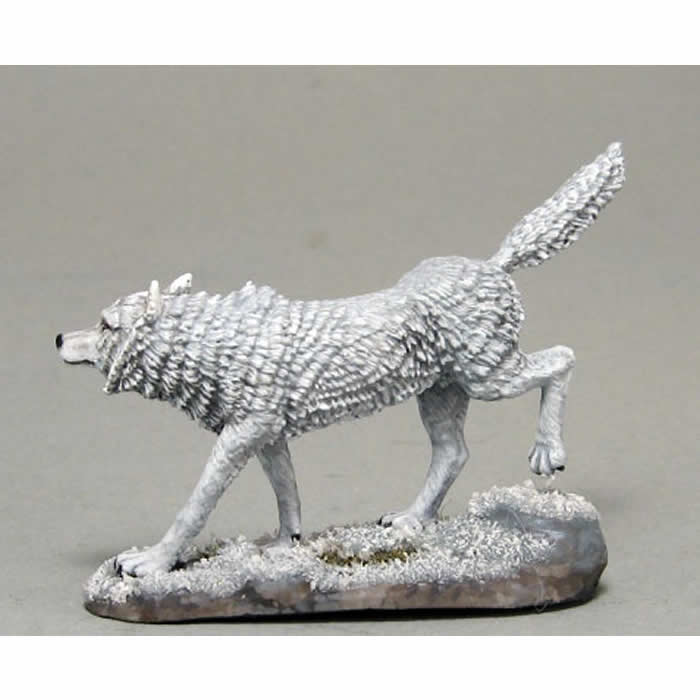 DSM5063 Ghost Direwolf Version 2 Miniature George R.R. Martin Masterworks Dark Sword Miniatures (ONLINE ORDER ONLY)