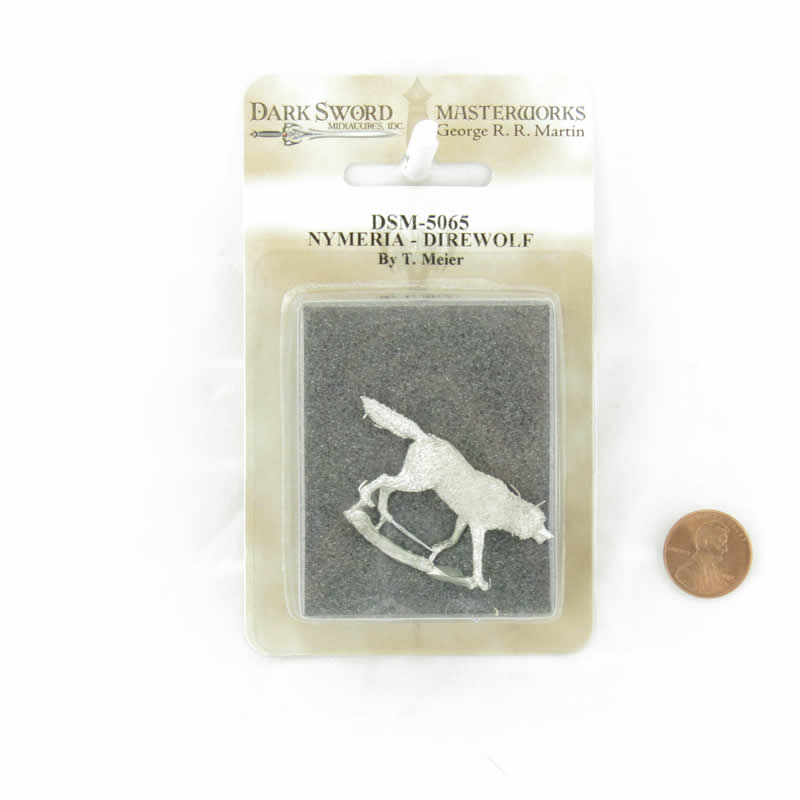 DSM5065 Nymeria Direwolf Miniature George R.R. Martin Masterworks Dark Sword Miniatures (ONLINE ORDER ONLY)
