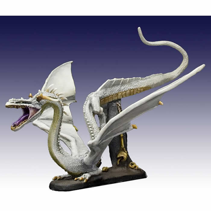 DSM7004 White Dragon Miniature Visions In Fantasy Dark Sword Miniatures (ONLINE ORDER ONLY)
