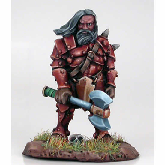 DSM7203 Male Swarven Fighter with Weapon Assortment Miniature (ONLINE ORDER ONLY)
