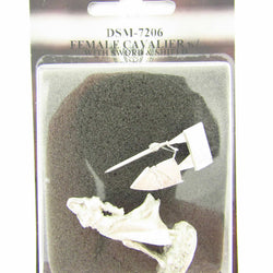 DSM7206 Female Cavalier With Long Sword Miniature Visions In Fantasy (ONLINE ORDER ONLY)