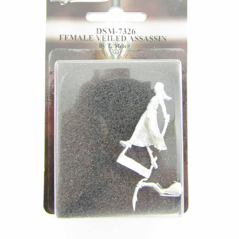 DSM7326 Female Veiled Assassin Miniature Visions In Fantasy (ONLINE ORDER ONLY)