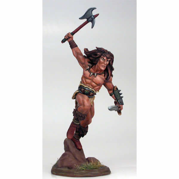 DSM7401 Dual Wield Male Barbarian Miniature Visions In Fantasy (ONLINE ORDER ONLY)