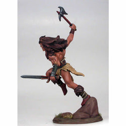 DSM7401 Dual Wield Male Barbarian Miniature Visions In Fantasy (ONLINE ORDER ONLY)