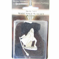 DSM7413 Male Mage with Staff Miniature Visions In Fantasy (ONLINE ORDER ONLY)