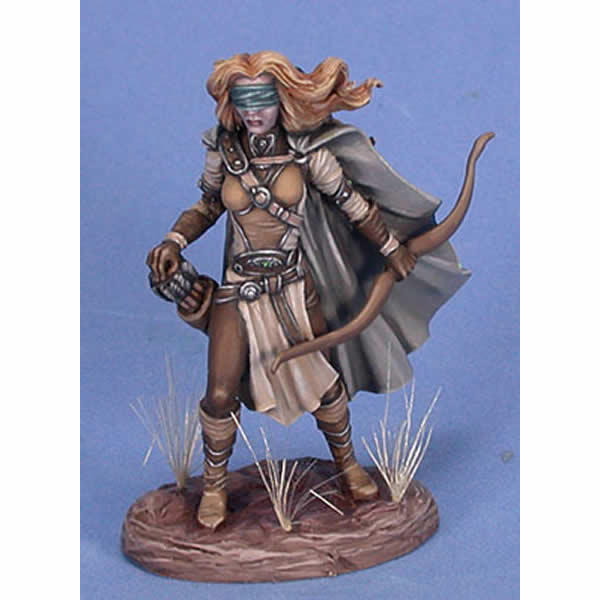 DSM7418 Female Blind Warrior Miniature Visions In Fantasy Dark Sword (ONLINE ORDER ONLY)
