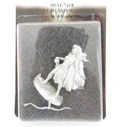 DSM7418 Female Blind Warrior Miniature Visions In Fantasy Dark Sword (ONLINE ORDER ONLY)