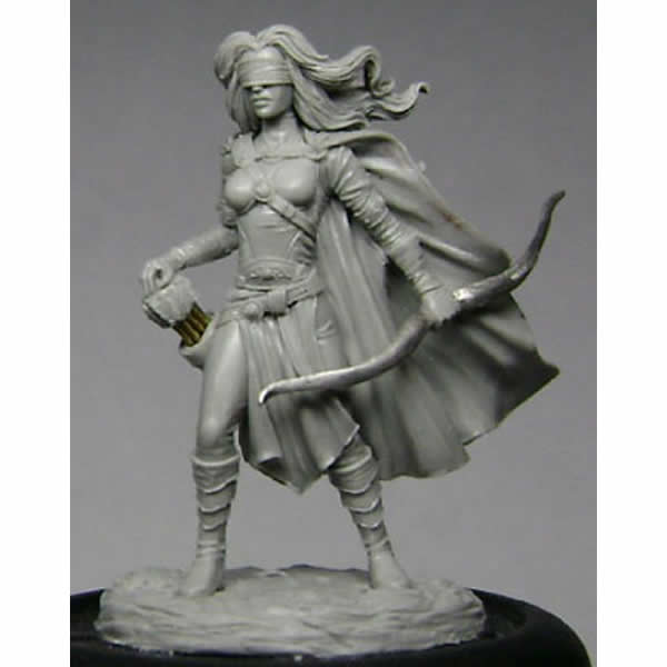 DSM7418 Female Blind Warrior Miniature Visions In Fantasy Dark Sword (ONLINE ORDER ONLY)