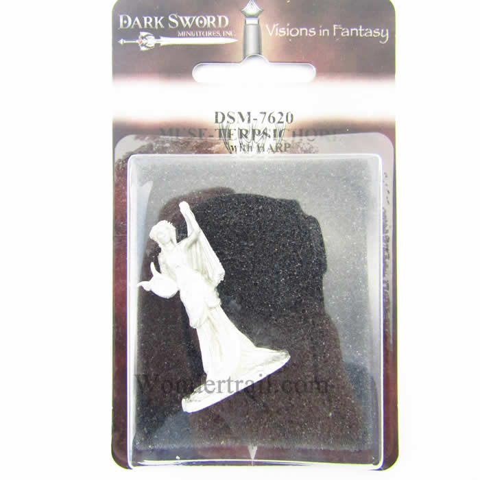 DSM7620 Muse Terpsichore with Harp Miniature Stephanie Law Masterworks (ONLINE ORDER ONLY)