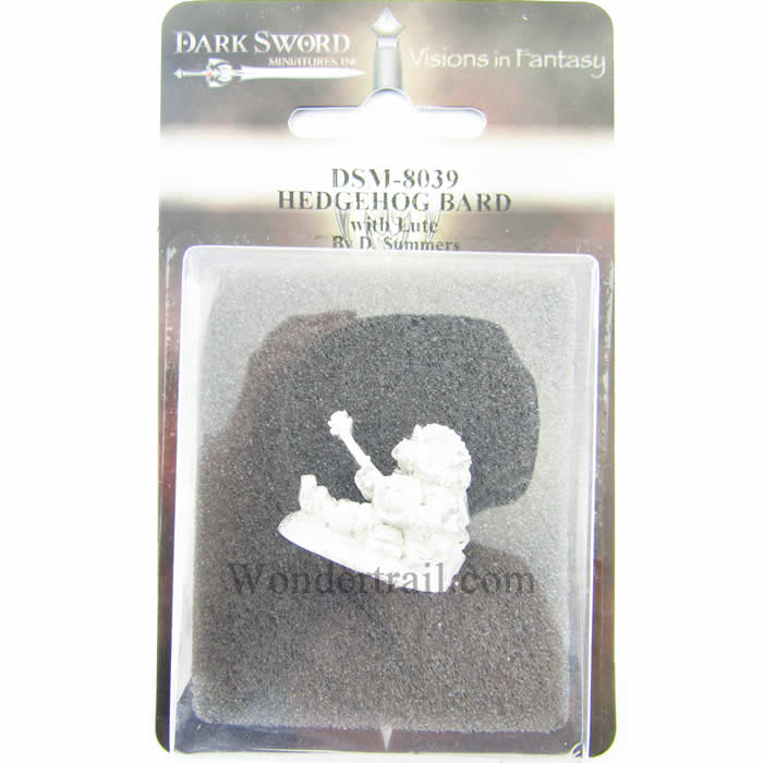 DSM8039 Hedgehog Bard With Lute Miniature Critter Kingdoms (ONLINE ORDER ONLY)