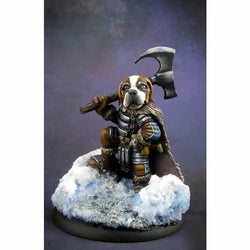 DSM8084 St Bernard Warrior Miniature Critter Kingdoms Dark Sword (ONLINE ORDER ONLY)
