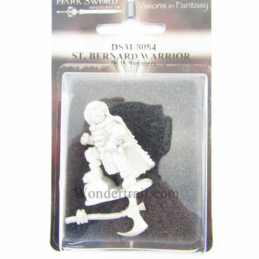 DSM8084 St Bernard Warrior Miniature Critter Kingdoms Dark Sword (ONLINE ORDER ONLY)