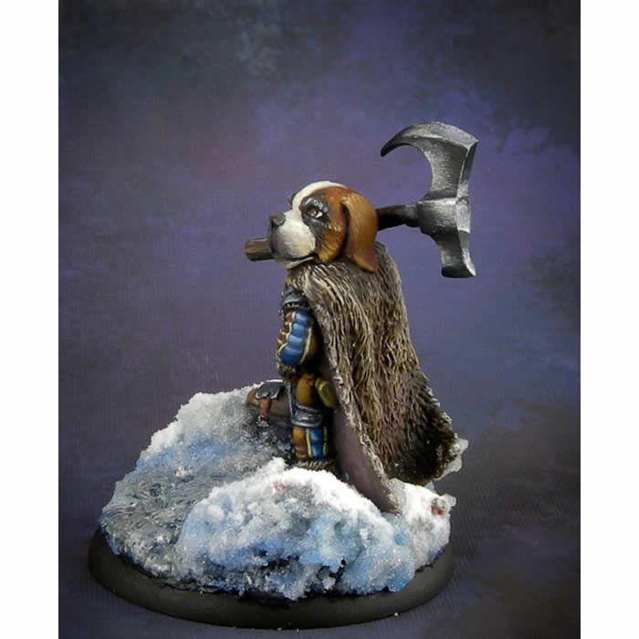 DSM8084 St Bernard Warrior Miniature Critter Kingdoms Dark Sword (ONLINE ORDER ONLY)