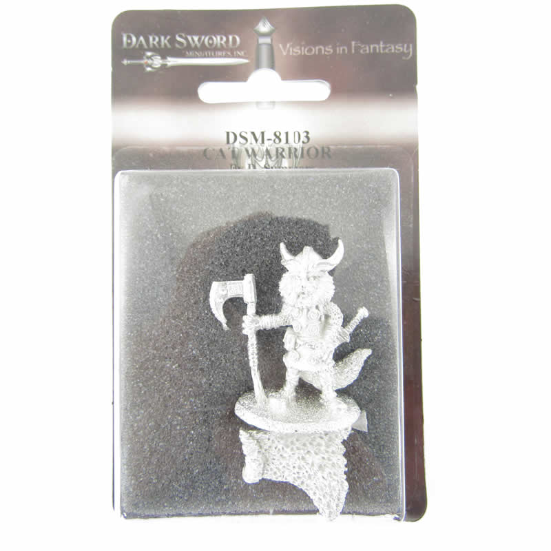 DSM8103 Cat Warrior with Battle Axe Miniature Critter Kingdoms Dark Sword (ONLINE ORDER ONLY)