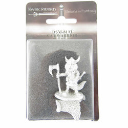 DSM8103 Cat Warrior with Battle Axe Miniature Critter Kingdoms Dark Sword (ONLINE ORDER ONLY)