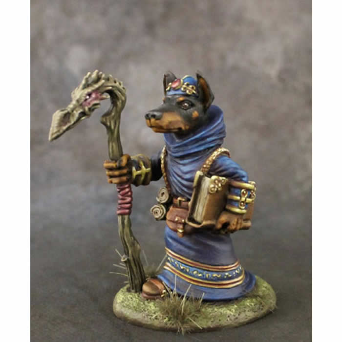 DSM8105 Belle Doberman Mage Miniature Critter Kingdoms Dark Sword (ONLINE ORDER ONLY)