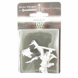 DSM8115 Rottweiler Warrior with Sword and Shield Miniature Critter Kingdoms (ONLINE ORDER ONLY)