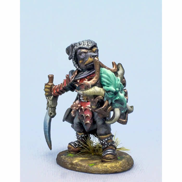 DSM8115 Rottweiler Warrior with Sword and Shield Miniature Critter Kingdoms (ONLINE ORDER ONLY)